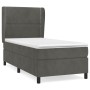 Boxspringbett mit dunkelgrauer Samtmatratze 90x190 cm von , Betten und Lattenroste - Ref: Foro24-3129124, Preis: 361,09 €, Ra...