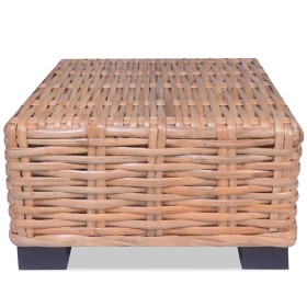 Couchtisch aus natürlichem Rattan 45x45x30 cm– von vidaXL, Couchtisch - Ref: Foro24-244627, Preis: 82,99 €, Rabatt: %