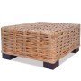 Couchtisch aus natürlichem Rattan 45x45x30 cm– von vidaXL, Couchtisch - Ref: Foro24-244627, Preis: 82,99 €, Rabatt: %