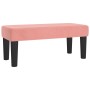 Cama box spring con colchón terciopelo rosa 90x190 cm de , Camas y somieres - Ref: Foro24-3137760, Precio: 385,99 €, Descuent...