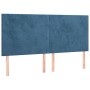 Cama box spring con colchón terciopelo azul oscuro 180x200 cm de , Camas y somieres - Ref: Foro24-3137741, Precio: 658,53 €, ...