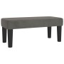 Cama box spring con colchón terciopelo gris oscuro 90x200 cm de , Camas y somieres - Ref: Foro24-3137762, Precio: 361,48 €, D...