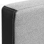 Corner sofa bed black and gray fabric 218x155x69 cm by vidaXL, Sofas - Ref: Foro24-244330, Price: 329,99 €, Discount: %