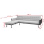 Corner sofa bed black and gray fabric 218x155x69 cm by vidaXL, Sofas - Ref: Foro24-244330, Price: 329,99 €, Discount: %