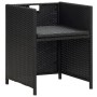 Garden chairs with cushions 2 units black synthetic rattan by vidaXL, Garden chairs - Ref: Foro24-42559, Price: 145,58 €, Dis...