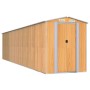 Light brown galvanized steel garden shed 192x855x223 cm by , Sheds - Ref: Foro24-3147479, Price: 1,00 €, Discount: %