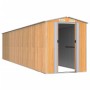 Light brown galvanized steel garden shed 192x855x223 cm by , Sheds - Ref: Foro24-3147479, Price: 1,00 €, Discount: %