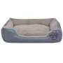 Cama para perro con cojín acolchado talla XXL gris de vidaXL, Camas para perros - Ref: Foro24-170417, Precio: 58,60 €, Descue...