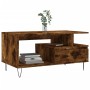 Smoked oak plywood coffee table 90x49x45 cm by , Coffee table - Ref: Foro24-831025, Price: 65,72 €, Discount: %