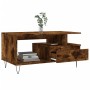 Smoked oak plywood coffee table 90x49x45 cm by , Coffee table - Ref: Foro24-831025, Price: 65,72 €, Discount: %