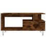 Smoked oak plywood coffee table 90x49x45 cm by , Coffee table - Ref: Foro24-831025, Price: 65,72 €, Discount: %