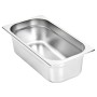 Gastronorm trays 8 units GN 1/3 100 mm stainless steel by , Buckets for steam tables - Ref: Foro24-50895, Price: 82,44 €, Dis...