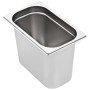 Gastronorm trays 4 units GN 1/4 200 mm stainless steel by , Buckets for steam tables - Ref: Foro24-50904, Price: 46,26 €, Dis...