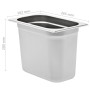 Gastronorm trays 4 units GN 1/4 200 mm stainless steel by , Buckets for steam tables - Ref: Foro24-50904, Price: 46,26 €, Dis...