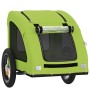 Pet Bicycle Trailer Iron Oxford Cloth Green by , pet strollers - Ref: Foro24-93955, Price: 101,95 €, Discount: %