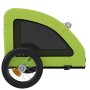 Pet Bicycle Trailer Iron Oxford Cloth Green by , pet strollers - Ref: Foro24-93955, Price: 101,95 €, Discount: %