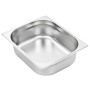 Gastronorm trays 4 units GN 1/2 100 mm stainless steel by , Buckets for steam tables - Ref: Foro24-50888, Price: 47,11 €, Dis...