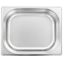 Gastronorm trays 4 units GN 1/2 100 mm stainless steel by , Buckets for steam tables - Ref: Foro24-50888, Price: 47,11 €, Dis...