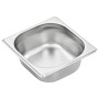 Gastronorm trays 12 units GN 1/6 65 mm stainless steel by , Buckets for steam tables - Ref: Foro24-50906, Price: 53,77 €, Dis...