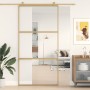 Goldene Schiebetür aus transparentem ESG-Glas und Aluminium von , Türen für zu Hause - Ref: Foro24-155150, Preis: 165,32 €, R...