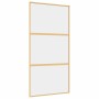 Goldene Schiebetür aus transparentem ESG-Glas und Aluminium von , Türen für zu Hause - Ref: Foro24-155150, Preis: 165,32 €, R...