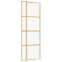 Goldene Schiebetür aus transparentem ESG-Glas und Aluminium von , Türen für zu Hause - Ref: Foro24-155190, Preis: 152,94 €, R...