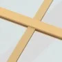 Goldene Schiebetür aus transparentem ESG-Glas und Aluminium von , Türen für zu Hause - Ref: Foro24-155190, Preis: 152,94 €, R...