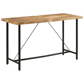 Hochtisch aus Eisen und massivem Mangoholz, 180 x 70 x 107 cm von , Küchen- und Esstische - Ref: Foro24-356383, Preis: 321,45...