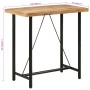 Hochtisch aus Eisen und massivem Mangoholz, 110 x 55 x 107 cm von , Küchen- und Esstische - Ref: Foro24-356381, Preis: 272,59...