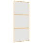 Golden sliding door ESG glass frosted aluminum 90x205cm by , Doors for the home - Ref: Foro24-155152, Price: 195,10 €, Discou...