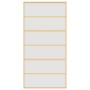 Golden sliding door in frosted ESG glass and aluminum by , Doors for the home - Ref: Foro24-155165, Price: 181,54 €, Discount: %