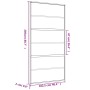 Puerta corredera dorada de vidrio ESG esmerilado y aluminio de , Puertas para el hogar - Ref: Foro24-155165, Precio: 181,54 €...