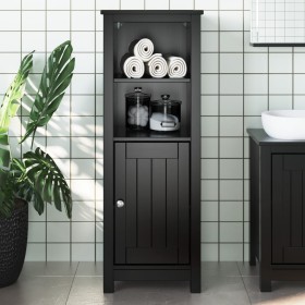 BERG bathroom cabinet solid black pine wood 40x34x110 cm by , Bathroom furniture - Ref: Foro24-358545, Price: 123,08 €, Disco...