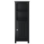 Mueble de baño BERG madera maciza de pino negro 40x34x110 cm de , Muebles de baño - Ref: Foro24-358545, Precio: 123,08 €, Des...