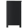 Mueble de lavabo baño BERG madera maciza pino negro 60x34x59cm de , Muebles de baño - Ref: Foro24-358553, Precio: 134,19 €, D...