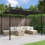 Pergola mit anthrazitgrauer versenkbarer Abdeckung 295 x 292 x 230 cm von , Zelte und Pavillons - Ref: Foro24-360116, Preis: ...