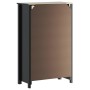 BERG bathroom cabinet solid black pine wood 69.5x34x110 cm by , Bathroom furniture - Ref: Foro24-358547, Price: 177,29 €, Dis...