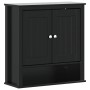 BERG bathroom wall cabinet solid wood black 69.5x27x71.5 cm by , Bathroom furniture - Ref: Foro24-358551, Price: 111,94 €, Di...