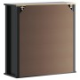 BERG bathroom wall cabinet solid wood black 69.5x27x71.5 cm by , Bathroom furniture - Ref: Foro24-358551, Price: 111,94 €, Di...