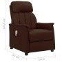 Brown synthetic leather massage chair by , Electric massage chairs - Ref: Foro24-338858, Price: 181,99 €, Discount: %