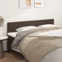 Headboards 2 units of brown synthetic leather 100x5x78/88 cm by , Headboards and footboards - Ref: Foro24-345855, Price: 64,4...