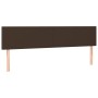 Headboards 2 units of brown synthetic leather 100x5x78/88 cm by , Headboards and footboards - Ref: Foro24-345855, Price: 64,4...