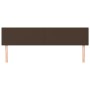 Headboards 2 units of brown synthetic leather 100x5x78/88 cm by , Headboards and footboards - Ref: Foro24-345855, Price: 64,4...