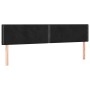 Cabeceros 2 unidades de terciopelo negro 100x5x78/88 cm de , Cabeceros y pies de cama - Ref: Foro24-346000, Precio: 69,99 €, ...