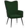 Silla de relajación de terciopelo verde oscuro de , Sillones - Ref: Foro24-327679, Precio: 95,21 €, Descuento: %