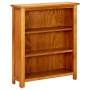 vidaX Estantería de 3 niveles de madera maciza de roble 70x22,5x82 cm de vidaXL, Librerías y estanterías - Ref: Foro24-244468...