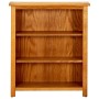 vidaX Estantería de 3 niveles de madera maciza de roble 70x22,5x82 cm de vidaXL, Librerías y estanterías - Ref: Foro24-244468...