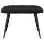 Silla de relajación con reposapiés tela negra de , Sillones - Ref: Foro24-327562, Precio: 108,99 €, Descuento: %