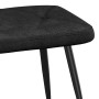 Silla de relajación con reposapiés tela negra de , Sillones - Ref: Foro24-327562, Precio: 108,99 €, Descuento: %