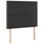 Headboards 2 units of black synthetic leather 80x5x78/88 cm by , Headboards and footboards - Ref: Foro24-3116264, Price: 56,9...